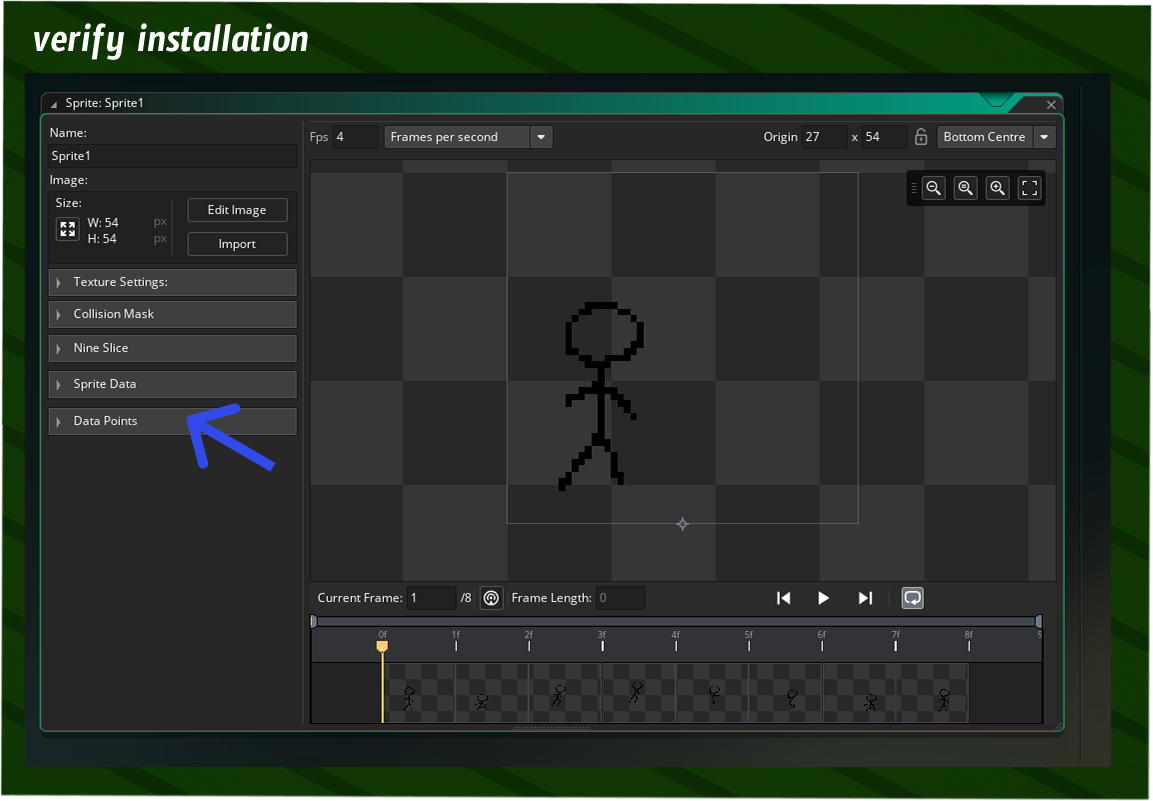 Install the gml file by dragging it into the asset browser